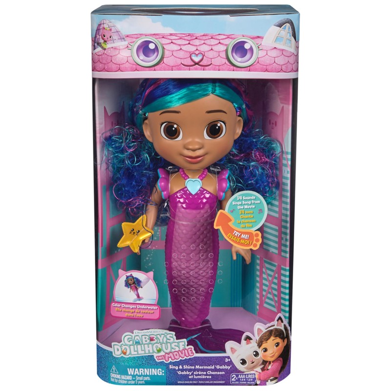 Gabby's Dollhouse Movie Feature Mermaid Doll