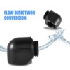 Richer-R G1/4 Thread Fitting Adapter, 2 pcs 90 Degree Fitting