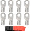 000 Gauge Tinned Copper Cable Lugs 8 PCS 3/0 AWG-1/2(M12)