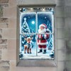 Saoplasa Christmas Party Banner 47x31 Inch Santa Claus and Reindeer