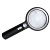 Magnifying Glass 5X 13X 20X Handheld Magnifier UV Light with