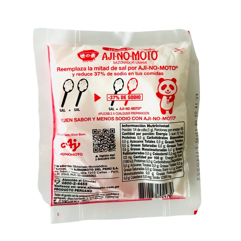 Ajinomoto Peruano - Peruvian Seasoning - 2 packs x 60grs