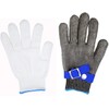 CPTDCL 316L Stainless Steel Mesh Cut Resistant Gloves Kitchen Butcher