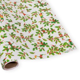 Caspari Jingle Elves Gift Wrap - Two Rolls