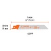 Truper SE-66M, Segueta sierra sable, 6", 6 DPP, recta para
