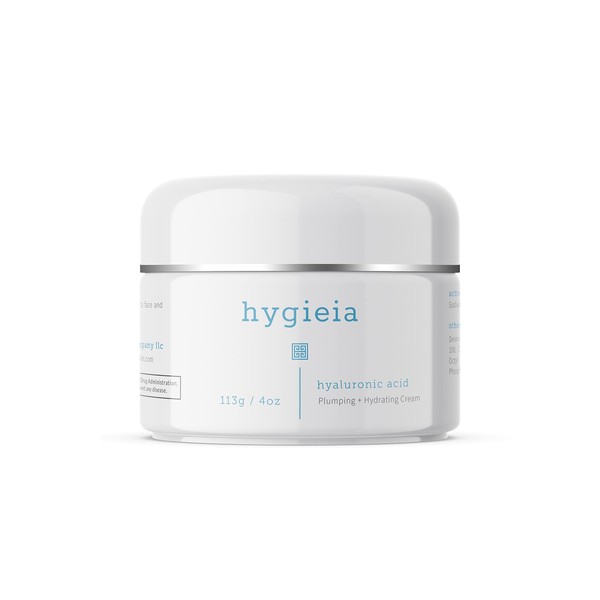 Hygieia + Encapsulated Hyaluronic Acid Face Moisturizer – Hydrating Liposomal Face Cream for Women & Men – Fast & Deep Cellular Absorption for Daily Skin Hydration, Firming, Toning & Elasticity, 4oz.