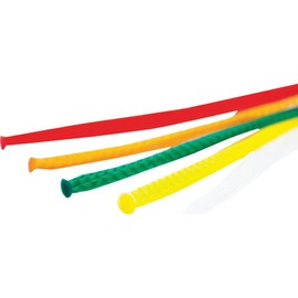 TRUSCO BESNA-5 Orange Net, Length 17.7 inches (45 cm), Assorted Type, Pack of 5