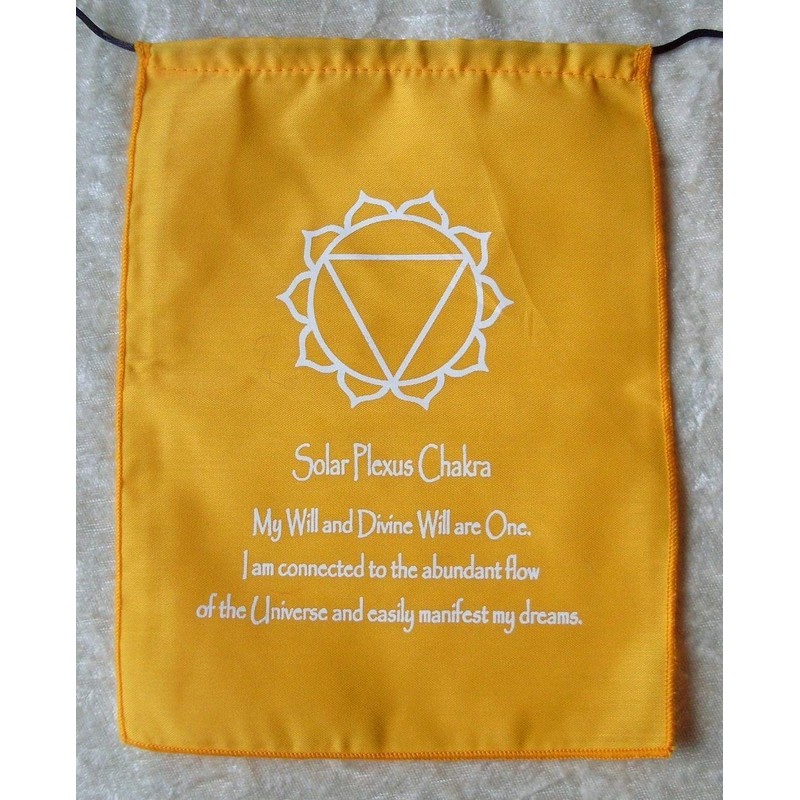 Chakra Meditation Cotton Prayer Flags Bunting - Hand Made in