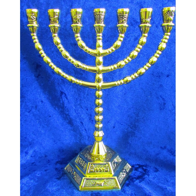 12 Tribes of Israel Jerusalem Temple Menorah choose from 3