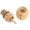 Wood Aromatherapy Diffuser Snowman Shape Portable Waterless Fireless Essential Oil