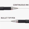 JANEMO 12pcs pens ballpoint pens gel pens office supplies black