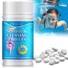 100PCS Chlorine Tablets for Swimming Pool and Spas, Slow-Dissolving Long-Lasting