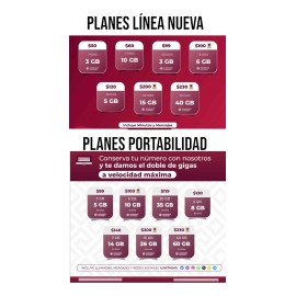 Internet Para El Bienestar Sim Recargable 30 Días 3 GB