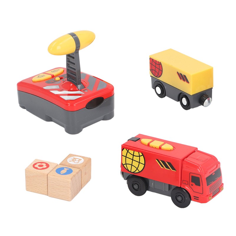 Remote Control Electric Train with Sound and Light Magnetic Connection