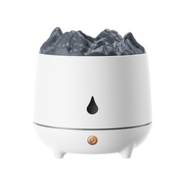 Volcano Aroma Diffuser 400ML Fine Misting Low Noise Flame Humidifier Essential Oil Diffuser
