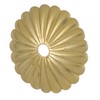 B&P Lamp® Stamped Brass Rosette Bobesche