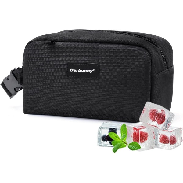 Cerbonny Freezable Lunch Snack Bag. Mini Cooler For Travel/Work/Sc