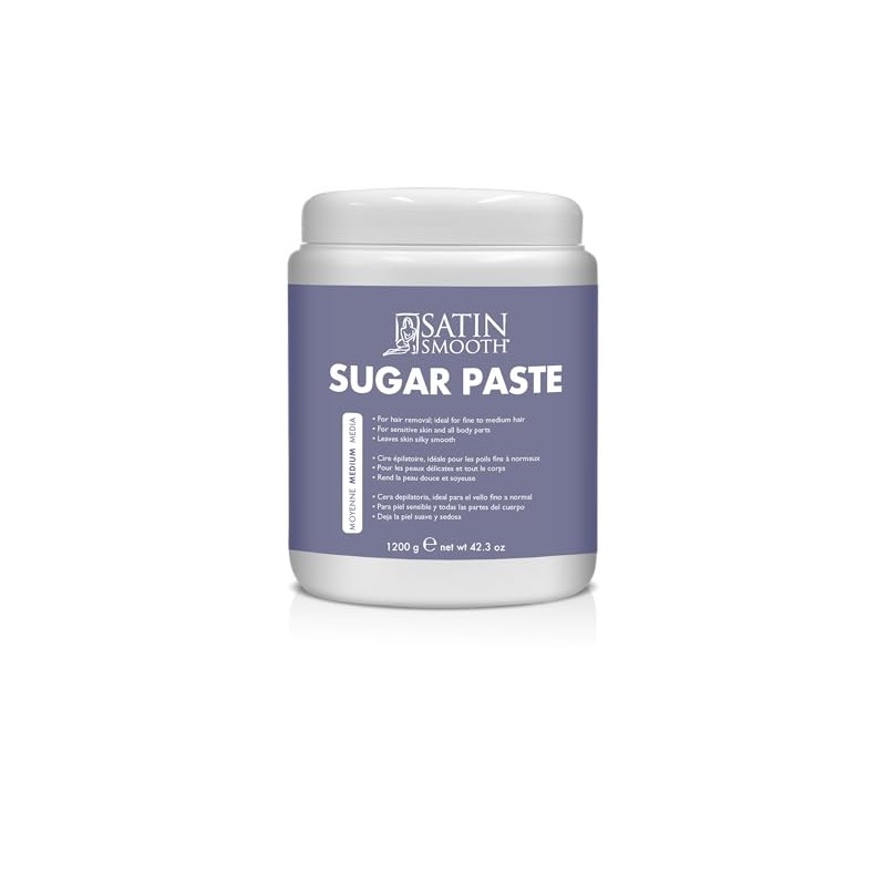 Satin Smooth Medium Sugar Paste – Natural Sugaring Hair Removal