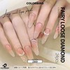 COLORBIRD Nail Tips, Long, 24 Pieces, Pink, Nail Tips, Short,