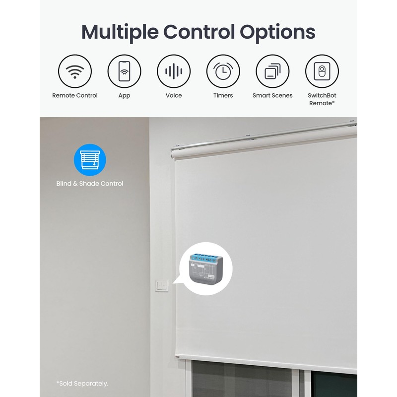 SwitchBot Smart Relay Switch 2PM, Power Metering, Dual Light Control,
