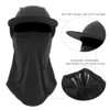 Summer Outdoor Sunscreen Cooling Face Shield With Hat Brim Water