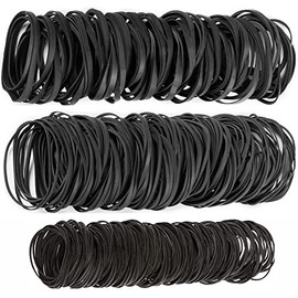 AMUU - Bandas de goma de varios tamaños, color negro, tamaño 16, tamaño 64, tamaño 33,0.5 libras | Bandas de goma grandes y fuertes anchas para sumini