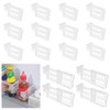 NAROSEBE Fridge Organiser 16 Pieces Fridge Divider Side Door Storage