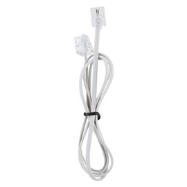 Tbest Telefono Convencional de Casa Extensión de Teléfono Fijo de Montaje en Pared Sin Identificador de Llamadas Teléfono de Casa para Hotel Familiar (Blanco)