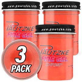 Pautzke Fire Gel Fish Attractant, Shrimp Scent Gel for Lures & Baits, 1.75 oz Long-Lasting Fishing Bait Scent Enhances Saltwater Tackle, Perfect for Coastal Trolling & Offshore Fishing Success
