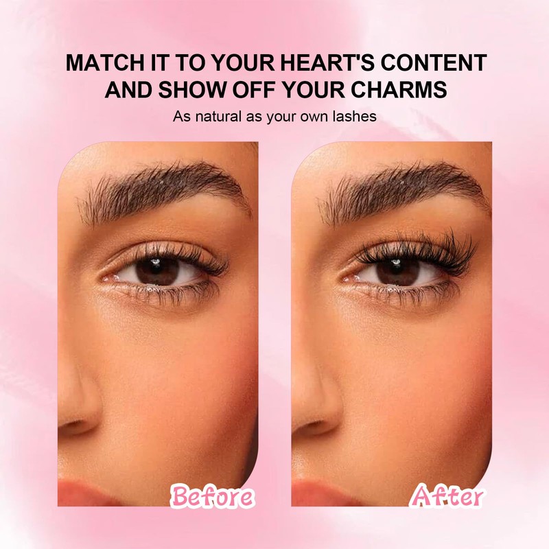 Lash Extension Kit DIY Lash Clusters 10-16mm 96pcs Individual Lashes