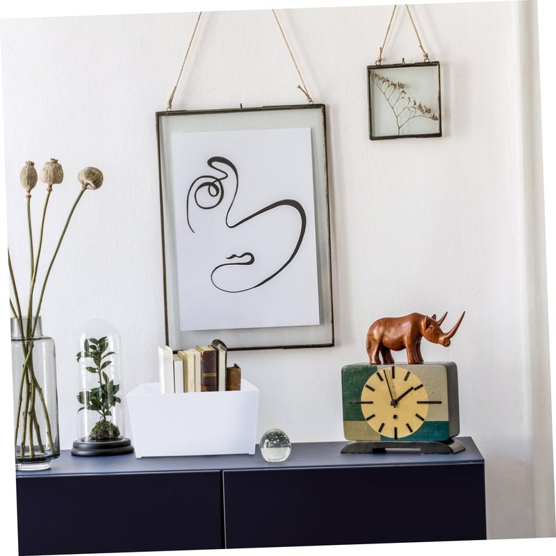 IWOWHERO 1pc Stackable Plastic Storage Box Multipurpose Organizer for Kitchen