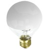 Bulbrite 60G25HM Half Chrome 60W Globe Shape Bulb (6 Pack)