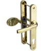 uPVC Door Handle 92mm 62mm Offset Lever Pad 215mm Fixings
