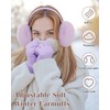 YSense Earmuffs Ear Warmers for Women Winter Fur Adjustable Foldable