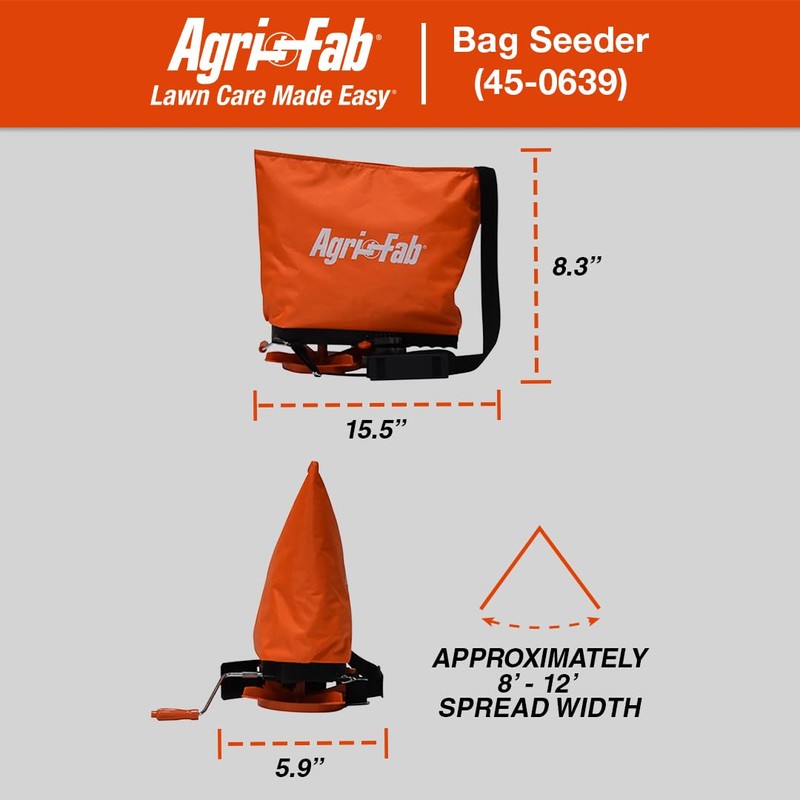 Agri-Fab 45-0639 25 lb. Handheld Bag Seeder Spreader with Waterproof