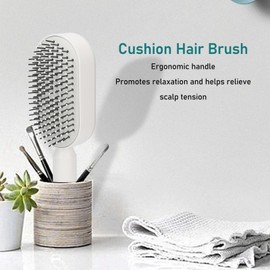 Pillow Hair Brush, Detangling Pillow Hair Brush, Detangling Air Cushion Comb, Multifunctional Scalp Massage Comb for Curly Hair