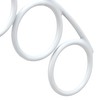 3 x Scarf Holders, Rubberised, Non-Slip, 7 Rings for Scarves