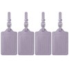 Teskyer Pack of 4 Suitcase Tags, Suitcase Tags, Air Travel,