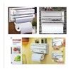 DARK BL Dispensador Triple De Papel 3n1 Cocina Aluminio