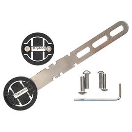 NeoPRO Titanium Bike Cycling GPS Computer Mount Bracket for Integrated Handlebar with Bryton Garmin Edge 130 200 500 510 520 810 820 1000 1030