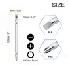 HARFINGTON 2pcs Magnetic Double Ended Screwdriver Bit 6mm PH2/SL6 5"/125mm