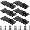 FUNSUEI Pack of 6 Padlock Hasp, Lock Bolt Stainless Steel