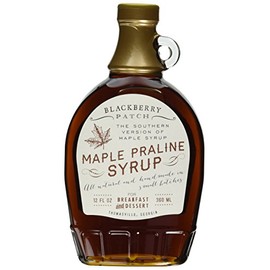 Maple Praline Syrup, Contains SUGAR, 12 oz Bottle