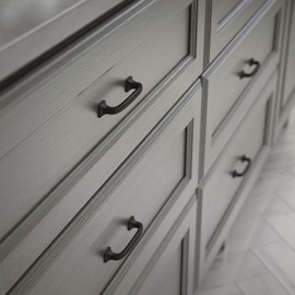 Franklin Brass P29521K-FB-C Lombard Pull, 3" (76mm), Matte Black