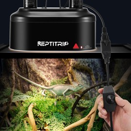 REPTITRIP 2Pcs Reptile Dimming Thermostat Heat Lamp Temperature Controller, Reptile Knob Dimmer for Heating Pad & Heat Lamp, 200W MAX