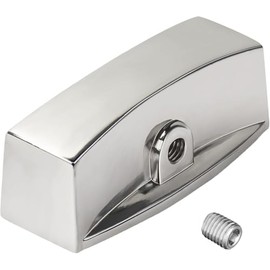 Proparts1 Chrome Knob Dial for Gas Control Valve, Fit for D-Shape Valve Stem Design Gas Control Valve Stove Range Oven Griddle Char Broiler - Replacement for Gas Stove Range Knobs