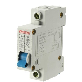 uxcell 1 Pole 40A 230/400V Low-voltage Miniature Circuit Breaker Din Rail Mount DZ47-63 C40