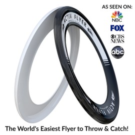 Active Life Best Kid's Frisbee Rings [Black/White] 2 Pack - Summer Beach Gear Items and Swimming Pool Toys - Water Games Sand Lawn Fun Stuff - Outdoor Toddler & Outside Family Essentials