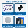 HCS Stethoscope - Classic Lightweight Design - 360° Dual Head