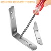 Heavy Duty 2 Pcs 90 Degree L Shaped Floating Wall